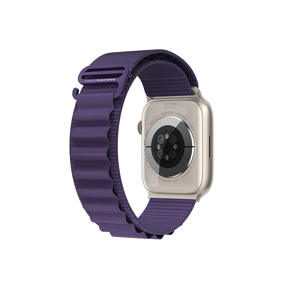 Amazingthing Titan Apple Watch 41mm Spor Hasır Kordon - 1 Amazingthing Titan Apple Watch 41mm Spor Hasır Kordon - 1